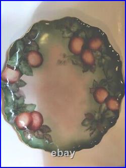 Antique Rare Large Handpainted French Faience Platter Signed & dated 1903