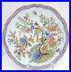 Antique-Rouen-Faience-Bird-of-Paradise-9-3-4-Plate-Signed-01-ah