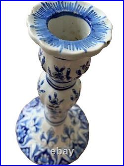 Antique SIGNED & Marked French Faience Early 18th Century In Manner Of delft