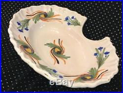 Antique early 19th Century French Faience Barber Bleeding Bowl YSL Estate