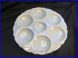 Art Deco French Faience Oyster Plate Digoin& Sarreguemines