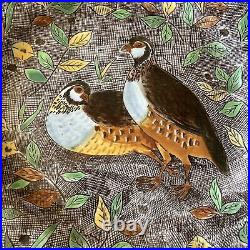 B/ French GIEN Service Rambouillet Dinner Plate Partridge Hunting JB