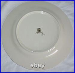 B/ French GIEN Service Rambouillet Dinner Plate Rabbits Hunting JBertholle