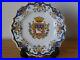 C-19th-Antique-Vintage-French-France-Rouen-Heraldic-Armorial-Faience-Plate-01-wxpd