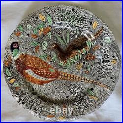 C/French GIEN Service Rambouillet Dinner Plate Pheasant Hunting JB