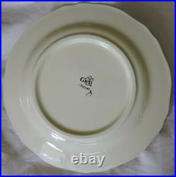 C/French GIEN Service Rambouillet Dinner Plate Pheasant Hunting JB