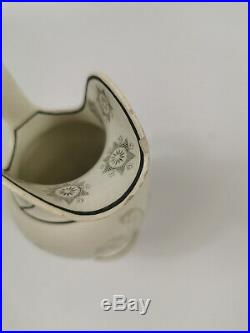 CREIL French Porcelain Faience Milk churn COQUEREL Le GROS 17cm / 6.7in 19th C
