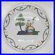 Charming-Antique-French-Faience-Plate-Early-19th-C-9-25-Diameter-A-01-xt