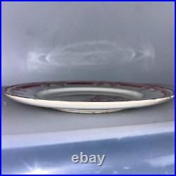 Creil et Montereau Faience Vintage Plates Set of FOUR 8-1/4 Salad Plates