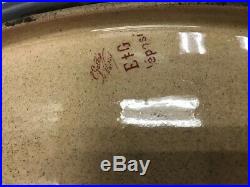 Early Antique Signed Emilie E Galle E G Depose Faience Bowl Nautical