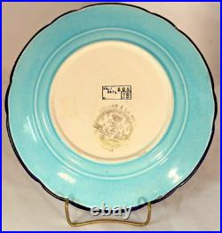 Emaux De Longwy France Faience Pottery 10 Enamel Plate 1920's