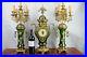 Exclusive-FRENCH-FAIENCE-clock-Set-candelabras-mounted-lamps-dragons-gothic-1950-01-zij