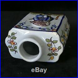 FOURMAINTRAUX TEA CADDY Antique French DESVRES Faience c1905 Rare & Whimsical
