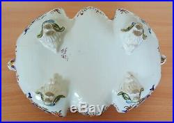 Fourmaintraux Freres French faience vintage Victorian antique grotesque dish