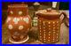 French-Antique-Pot-Confit-Faience-Pottery-2-Polka-Dot-Savoie-Creamer-Pitchers-01-gql
