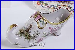 French Faience Soft Paste Porcelain Shoe Joseph Gaspard Robert 18th Century