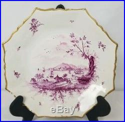 French Faience Veuve Perrin Marseille, France. 1748 1803 Plate