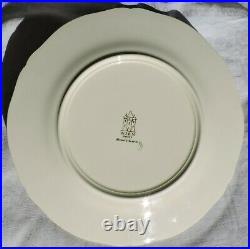 French GIEN Service Rambouillet Dessert / Lunch Plate Hunting Pointer /B