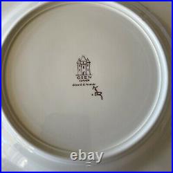 French GIEN Service Rambouillet Dinner Plate Partridges Hunting JB