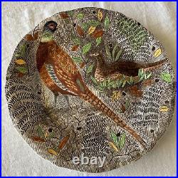 French GIEN Service Rambouillet Dinner Plate Pheasant Hunting JB /B