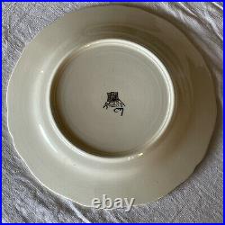 French GIEN Service Rambouillet Dinner Plate Rabbits Hunting JB