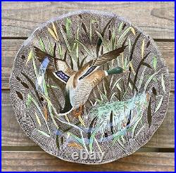 French GIEN Service Rambouillet Soup Plate Duck Hunting J B / REF A