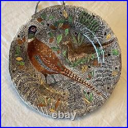 French GIEN Service Rambouillet Soup Plate Pheasant Hunting J B