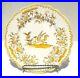 French-Moustiers-Faience-Grotesque-Floral-Griffin-Yellow-Wall-Plate-Antique-1-01-pbyg
