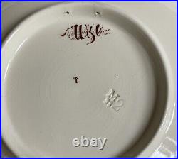 French Plates Sarreguemines russian Nicolas II Alexandra Federowna /A