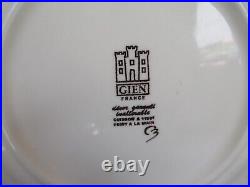 Gien Rambouillet Hunting Dog Plate Handpainted Spaniels Luncheon Plate 9