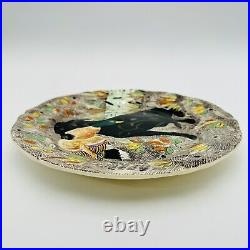 Gien Rambouillet Hunting Dog Plate Peint Main Labrador Mallard Duck 9 Luncheon