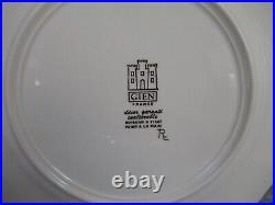 Gien Rambouillet Hunting Dog Plate Platter Handpainted Setter Luncheon Plate 9