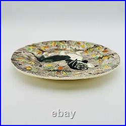 Gien Rambouillet Hunting Dog Plate Platter Peint Main Bassett Luncheon Plate 9