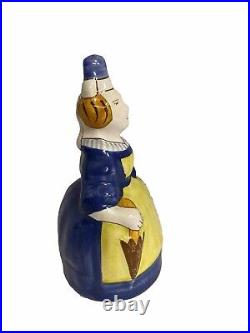 Henriot Quimper F-1330 Hand Painted Bell Rare Example
