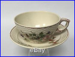 Honore Savy Antique French Faience Cup And Saucer 18th C Marseille