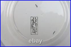 Jules Vieillard Bordeaux Faience Japonisme Bird Plate French Millet Aesthetic #1