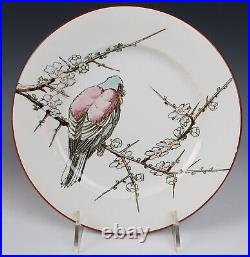 Jules Vieillard Bordeaux Faience Japonisme Bird Plate French Millet Aesthetic #5