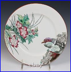 Jules Vieillard Bordeaux Faience Japonisme Bird Plate French Millet Aesthetic #8