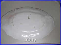 Large Antique Luneville Plate Farmhouse Country French Plate France