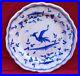 Martres-Tolosane-Matet-French-Hand-Painted-Faience-Cobalt-Blue-Ibis-Heron-Plate-01-zwfx