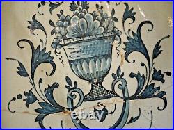 Nice Antique 18th Century French FAIENCE de ROUEN Majolica Polychrome BIDET