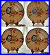 Old-Antique-French-Floral-Faience-Plates-Set-of-4-Estate-01-mft