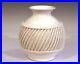 Old-or-Antique-Italian-Spanish-White-Ware-Faience-Pottery-Old-Rope-Twist-Vase-01-gpv