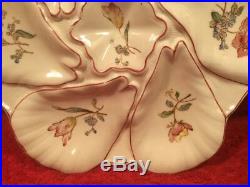 Oyster Plate Authentic Antique Oyster Plate French Majolica Faience, op497