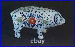 PIG Porcelain/Faience Pottery 19th Century DESVRES FRANCE #1