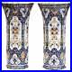 Pair-of-19th-Century-French-Hand-Painted-Faience-Trumpet-Vases-from-Normandy-01-lsu