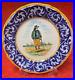 Quimper-Faience-lovely-older-plate-9-3-4-round-with-Breton-man-01-ly