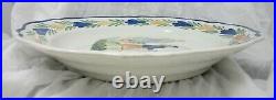 Quimper Heriot Extra Large Charger 15.5 Breton Man Ivory Extra Special