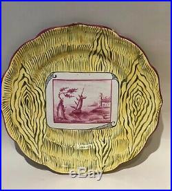 RARE 4 French Niderviller Faience Pottery Plates 1800-1829 w CC mark
