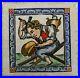 RARE-LATE-18TH-EARLY-19TH-C-EUROP-N-SQ-FAIENCE-CER-TILE-BRASS-SMITH-WithHAMMER-POT-01-oj